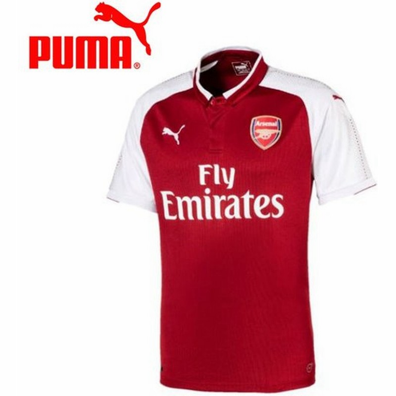 17 18年モデル プーマ Puma レプリカユニフォーム アーセナル Arsenal Ss ホーム レプリカシャツ インポートサイズ 02 通販 Lineポイント最大0 5 Get Lineショッピング