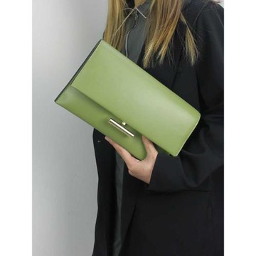 高端女士真皮手拿包女包2025新款夏季氣質手包手抓包白色旗袍鏈條