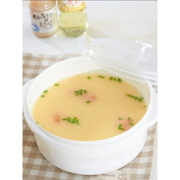 龍士達圓形雙耳微波爐蒸籠專用碗家用大號塑料飯盒微波爐專用器皿