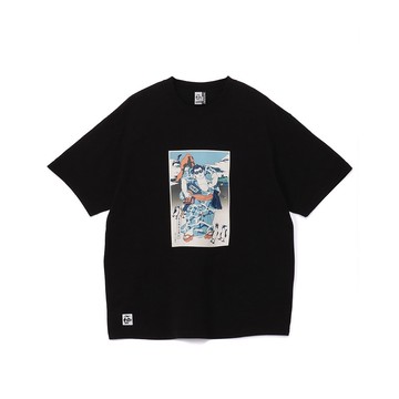 CHUMS Anti-Bug Ukiyo-e T-Shirt 男 防蟲短袖上衣 黑色 CH012718K001