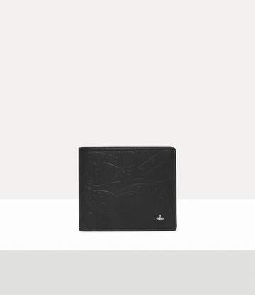 Vivienne Westwood Bifold Wallet Tangled Orb Leather Black One Size Men