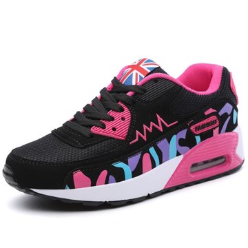 2025新款網面氣墊鞋夏女鞋韓版運動休閑旅游鞋透氣輕便跑步女單鞋