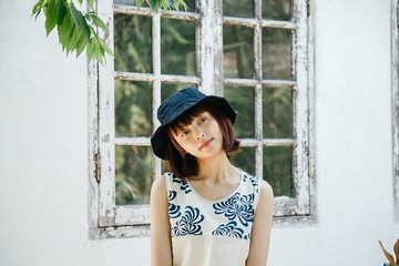 Mulmul 萬壽菊刺繡細肩帶背心