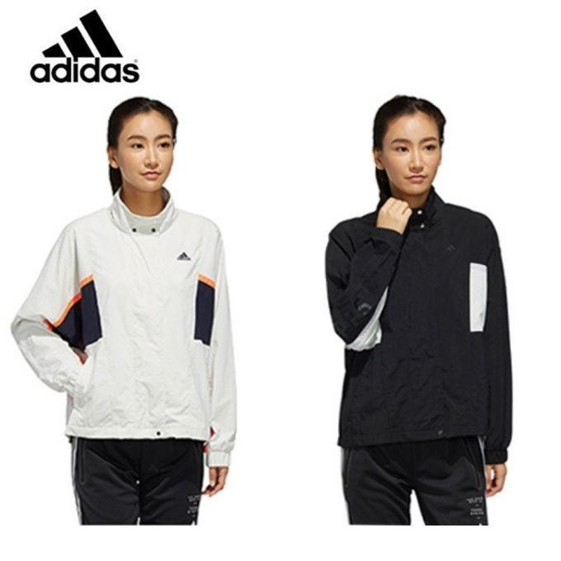 アディダス ウインドブレーカー ジャケット レディース マストハブ ウーブンジャケット Must Haves Woven Jacket GUN75  adidas | LINEブランドカタログ