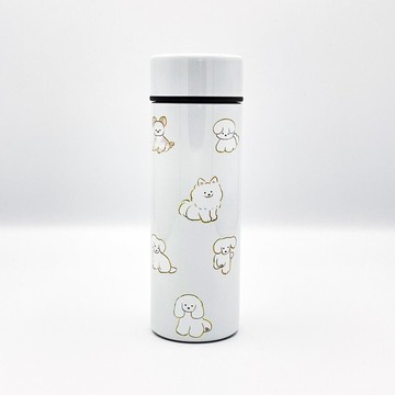 Natsumi Teraoka　不鏽鋼水瓶　許多小狗