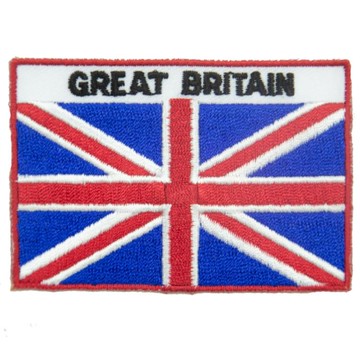 DIY刺繡徽章 英國 電繡補丁 Flag Patch布貼 熱燙裝飾貼 熨斗燙貼 熨燙貼章 燙布貼 電繡胸章 辨識 _廠商直送