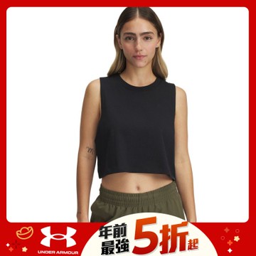 【UNDER ARMOUR】UA 女 Rival 背心_1389718-001