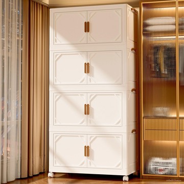 免運 折疊式多層收納櫃加固臥室加厚收納櫃特厚家用簡約多層櫃儲物櫃 三層櫃 五層櫃 置物箱 置物架 零售玩具收納盒