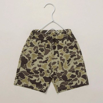 日本 BRANSHES - 100%棉 百搭休閒口袋短褲-迷彩