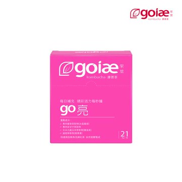 【goiae果葉】 康普茶沖泡粉包(水蜜桃風味)(21包/盒)1盒