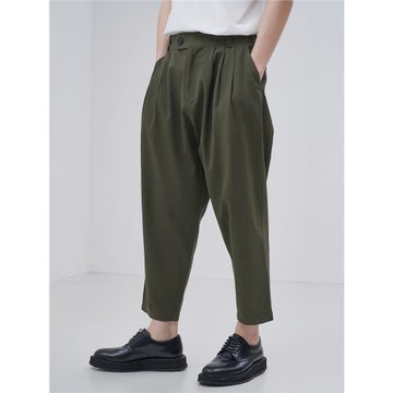 JARVISTORM常青款鎮店全棉日系復古休閑寬松九分褲男錐形褲蘿卜褲