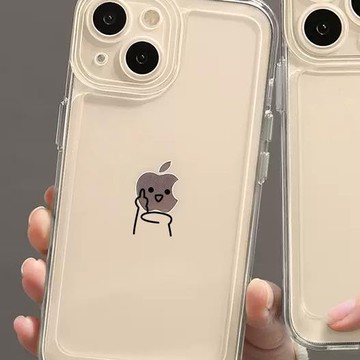 【台灣發貨 特價處理】鄙視火柴人適用蘋果16手機殼iPhone15情侶14小紅書同款全包簡約78