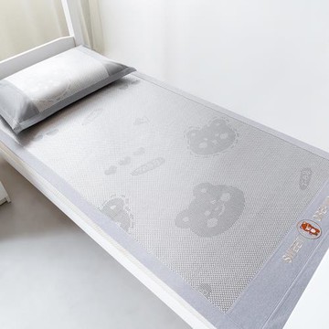 2025新款夏季冰絲涼席單人床學生宿舍可折疊草席藤席上下鋪軟席子