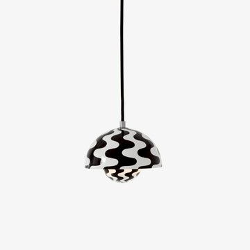 丹麥 &Tradition Flowerpot VP10 迷你吊燈 黑白波光