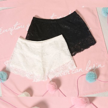 Anu 浪漫質感蕾絲安全褲