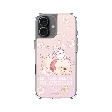 iPhone 17 Clear Case（相機按鈕） 透明 - 迪士尼-小熊維尼 Disney Winnie The Pooh - 睡夢與花