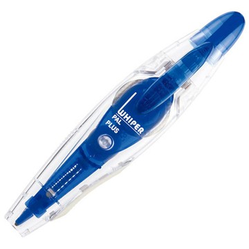 PLUS按壓式修正帶(藍)