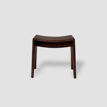 MOONLER Dahlia 實木腳凳 深褐