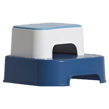 LILIKOKO 哩哩摳摳 兒童分離式階梯椅 藍色 40x18x42cm  1個