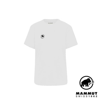 【Mammut 長毛象】Mammut Base T-Shirt Men Guarantee 1974 有機棉休閒短袖T恤 男款 白色 #1017-07200