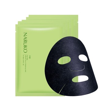 【NARUKO牛爾】茶樹神奇美白黑面膜5入 (美白/痘痘肌/控油)