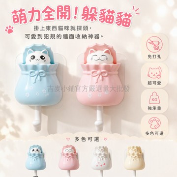 台灣出貨✨ 創意動物造型掛鉤 免打孔牆面粘鉤 兒童房鑰匙掛架 新居玄關置物勾 卡通探頭壁掛 強力承重不傷牆