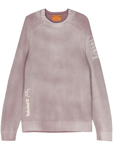A-COLD-WALL* - x Timberland® Future73 logo-embossed jumper - unisex - Cotton - S - Purple