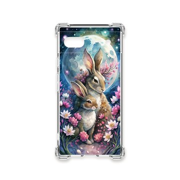 Pixel 6 / 6 Pro / 6a 殼 TRON GOOGLE Pixel 6A 月球上的兔子 四角防摔殼 手機殼