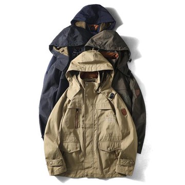 戶外沖鋒衣男春秋防風防水風衣美式M65工裝外套外貿牛貨運動夾克