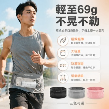 台灣出貨✨ 跑步腰包 運動手機袋 多功能腰帶 晨跑戶外 隱形設計 男女通用 高彈力 健身專用