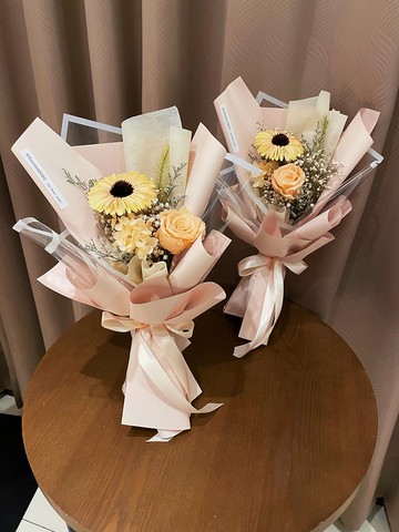 向日葵花束 畢業花束 永生花束 乾燥花束