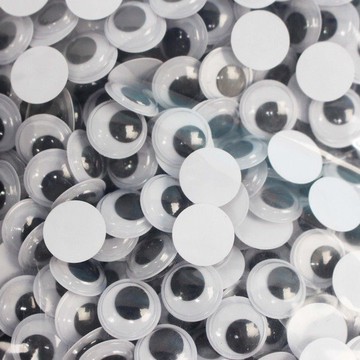 黑白 圓形活動眼睛 20mm 黑白眼睛 /一包1000顆入(促600) 布偶眼睛-6693【APP滿額下單10%點數(單一帳號最高5000點)】1/31止
