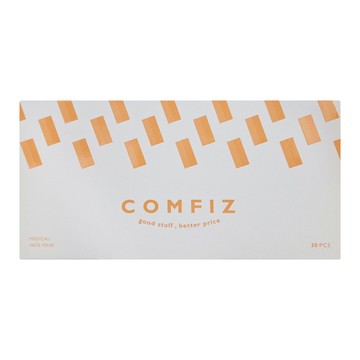 COMFIZ 康菲 平面醫療口罩  蜜糖橘  30片  1盒