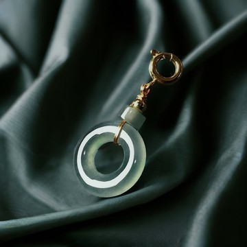 【願‧平安】高冰放光完美無瑕平安扣 | 天然A貨翡翠 | 送禮