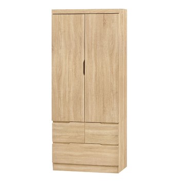 AS DESIGN雅司家具-萊特3×6尺衣櫥-81×59.9×177.6cm