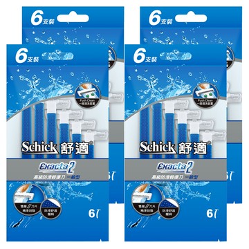 Schick 舒適牌 高級防滑輕便刀 一般型  6支  4包