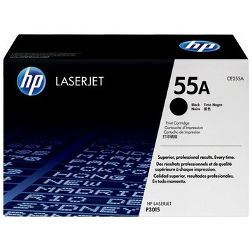 領券滿額折300  HP 55A 黑色原廠 LaserJet 碳粉匣 (CE255A) For P3015/P3015DN/M521dn