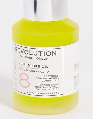 Revolution Haircare 8 4D Restore Oil 30ml-No colour