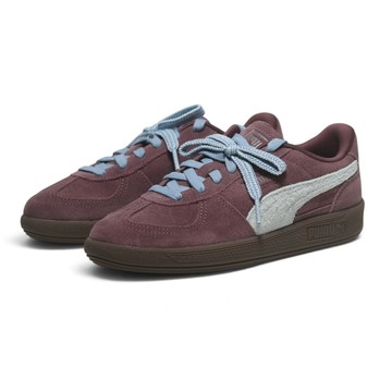 PUMA PUMA 休閒鞋 PALERMO 梅洛 藍 蝴蝶結 麂皮 復古 女 40765801