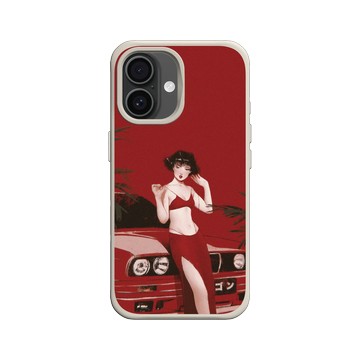 iPhone 16 SolidX 貝殼灰 - Janice Sung - Garnet 石榴石