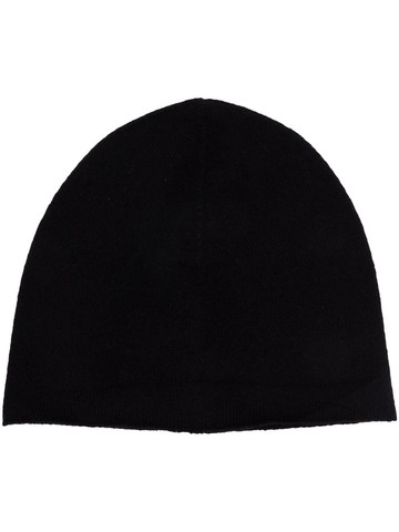 Jil Sander - fine-knit cashmere beanie - women - Cashmere - One Size - Black