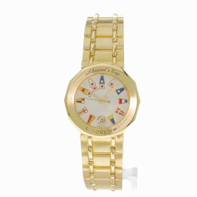 CORUM【コルム】 アドミラルズカップ 腕時計 K18イエロー