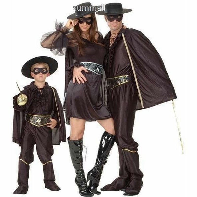 ハロウィン ゾロ仮装 コスプレ 大人用 メンズ レディース 男性 女性 子供 親子装 5点セット コスプレ衣装 パーティー仮装 変装 通販 Lineポイント最大get Lineショッピング