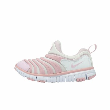 Nike 童鞋 Dynamo Free PS 中童 粉紅 白 毛毛蟲鞋 運動鞋 無鞋帶  343738-637