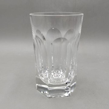 日本回流水晶杯哈庫厚實水晶玻璃六角切啤酒杯冷酒杯威士忌杯