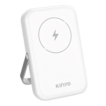 Kinyo 自帶線磁吸無線充 KPB2513W KPB-2513  白色  1個