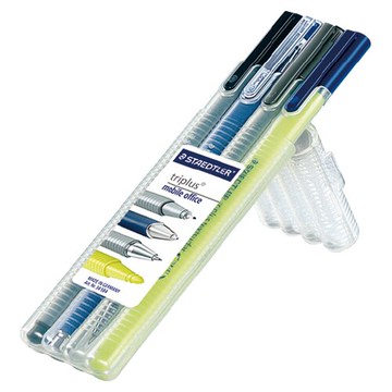 寒暑假必備【史代新文具】施德樓STAEDTLER MS34SB4 三角馬上寫隨身組