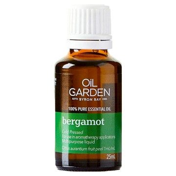 澳洲 OiL GARDEN 佛手柑精油 25ml，100%純天然，平衡油脂，舒緩身心  1瓶
