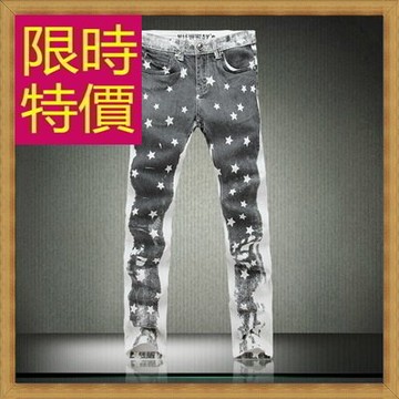 現貨+預購 高腰牛仔褲丹寧長褲大碼寬褲直筒褲落地褲休閒男裝-直筒個性男褲子1色59i33【獨家進口】【米蘭精品】