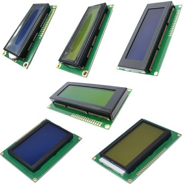 藍屏/黃綠屏 1602A/2004A/12864B 液晶屏 5V LCD 帶背光 IIC/I2C